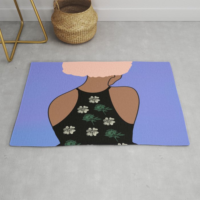 Woman At The Meadow 37 Rug