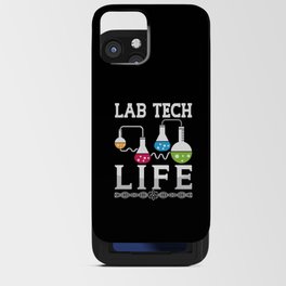 Lab Tech Life Chemist Doctor Laboratory Technician iPhone Card Case