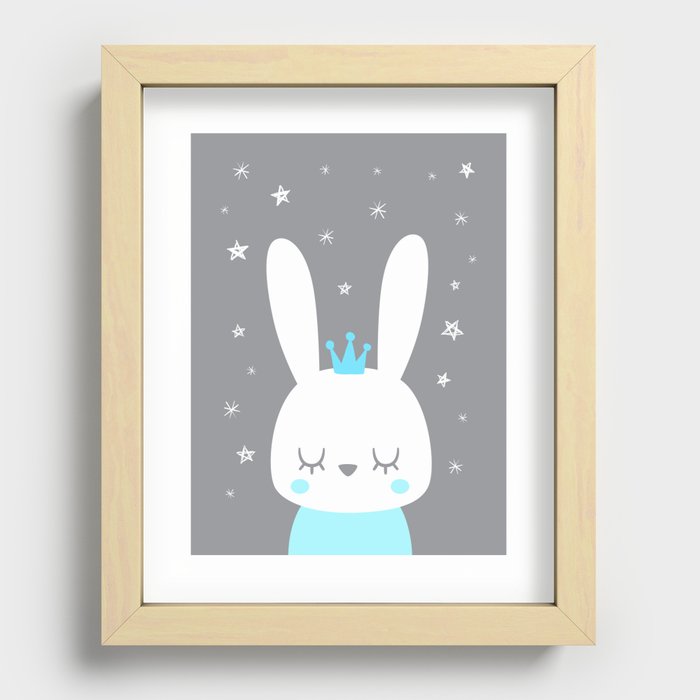 Royal Bunny II Recessed Framed Print