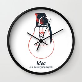 Idea Bomb (2) Wall Clock