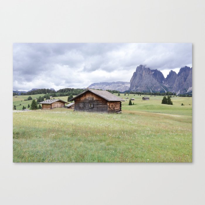 Dolomites mountains - Landscape and Nature Photography digital art print Canvas Print