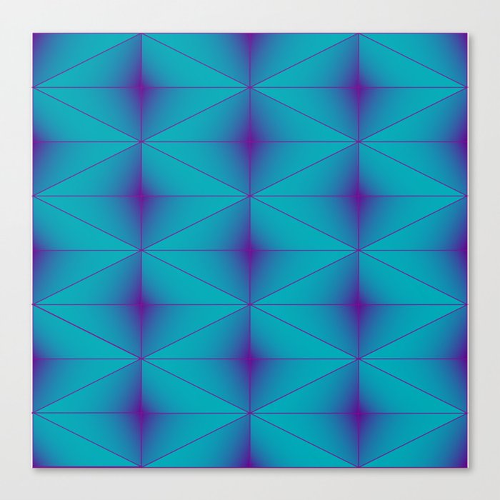 Purple Tessellation  Canvas Print