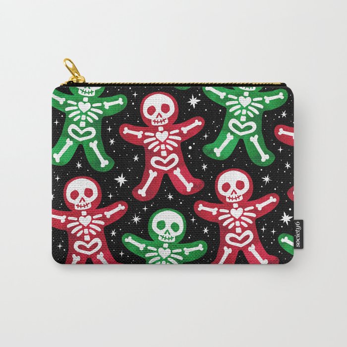  Gingerdead Creepmas Skeletons Carry-All Pouch