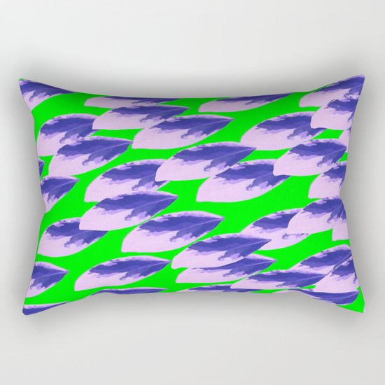 The Limeade Leaves Rectangular Pillow