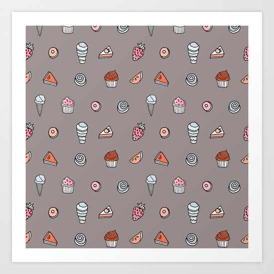 SWEET TOOTH pattern! Art Print