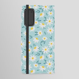 Daisy Flowers Pattern Android Wallet Case