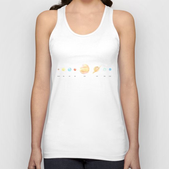 Our planets Unisex Tank Top