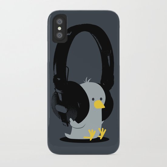 Le poussin mélomane iPhone Case
