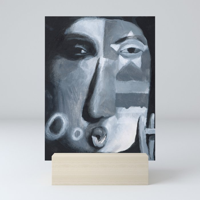 Smoke Rings Mini Art Print