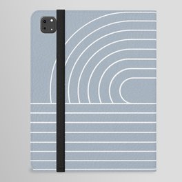 Oval Lines Abstract XLVI iPad Folio Case