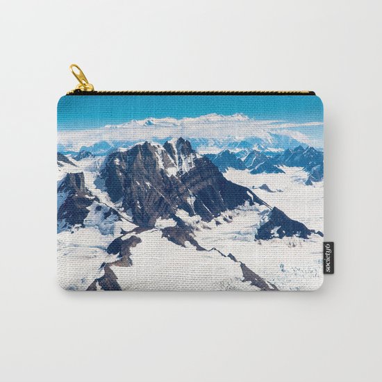 Snowy Mountains Carry-All Pouch