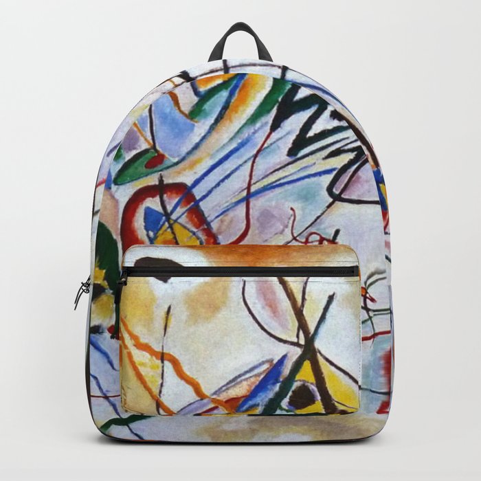 Wassily Kandinsky Violet Wedge Backpack