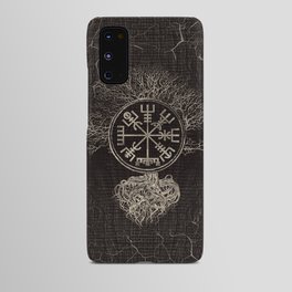 Vegvisir  and Tree of life  -Yggdrasil Android Case