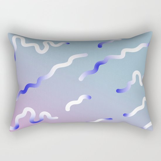 digital abstract Rectangular Pillow