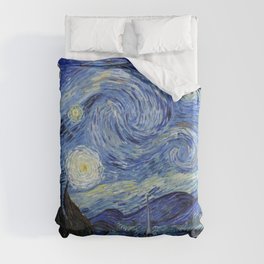 Starry Night by Vincent Van Gogh Duvet Cover