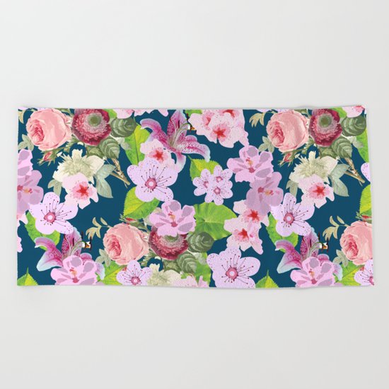 Pink Spring I Beach Towel