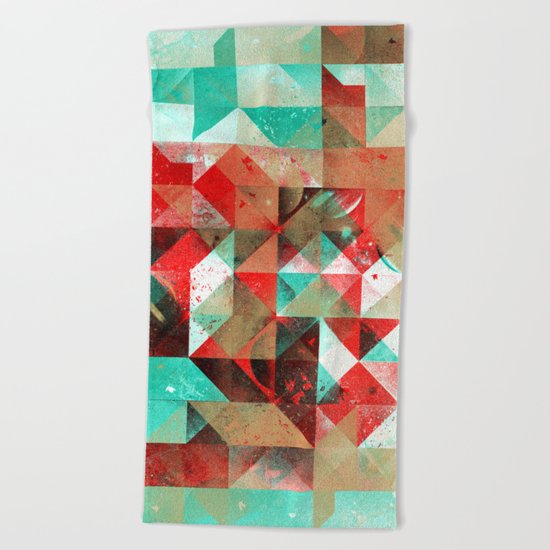 ryht lyht ryso rymyx Beach Towel