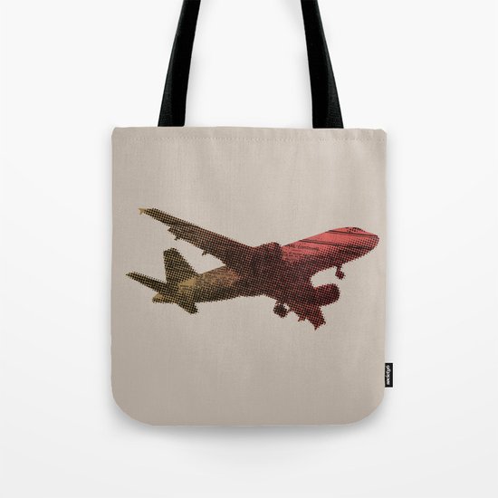 Dad's on that paper flight again Tote Bag