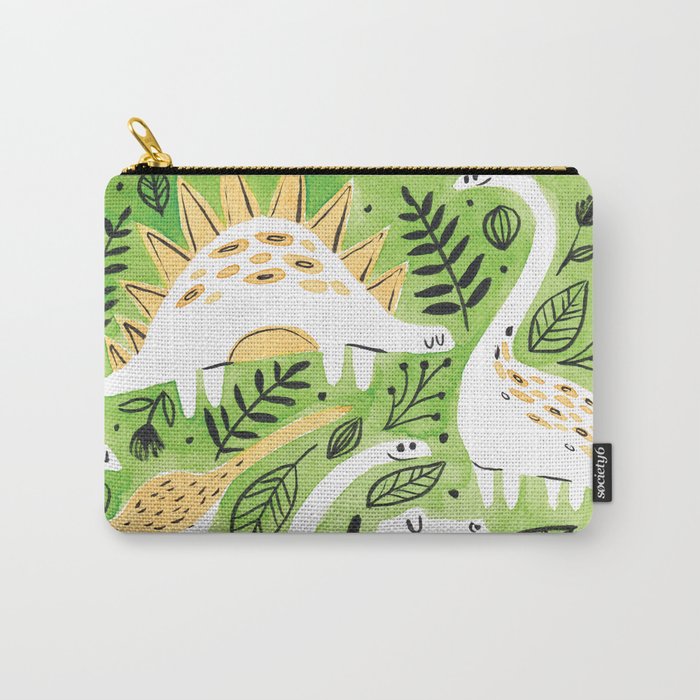 Dinosaur Forest Carry-All Pouch