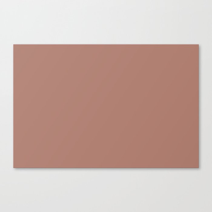 Behr Paint Mars Red PPU2-11 Trending Color 2019 - Solid Color Canvas Print