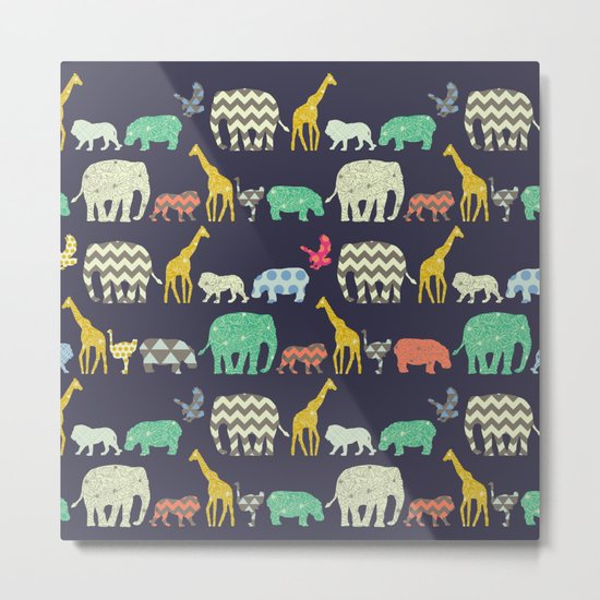 geo zoo Metal Print