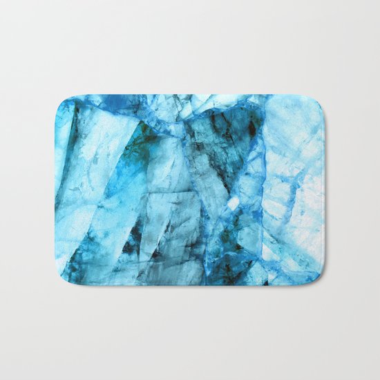 Blue crystal Bath Mat