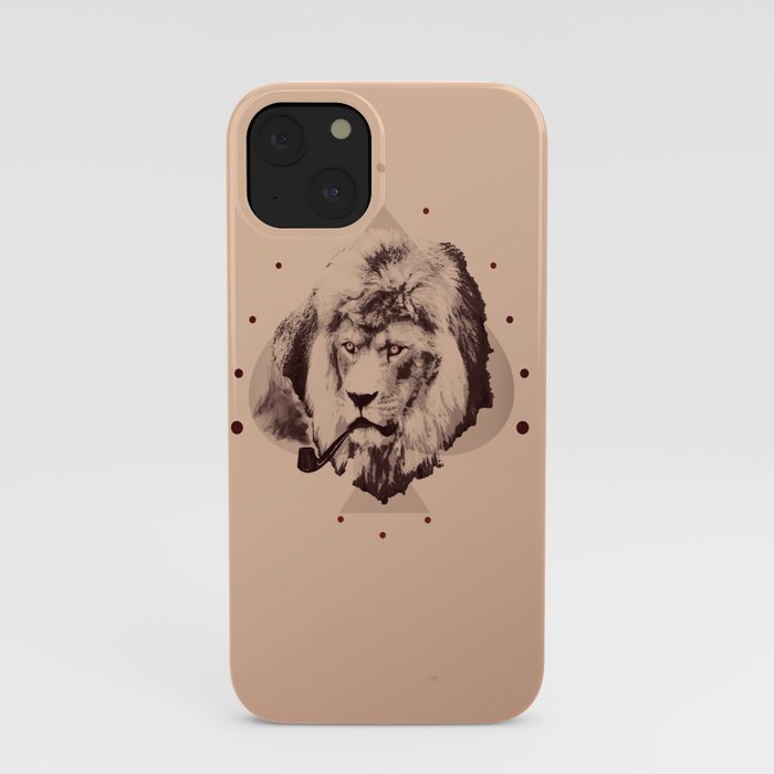 the pipe lion iPhone Case