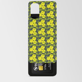 Mid-Century Modern Tropical Yuzu Fruit On Navy Android Card Case