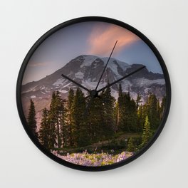 Mount Rainier, America Wall Clock