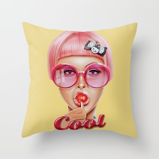 Cool Redux Throw Pillow