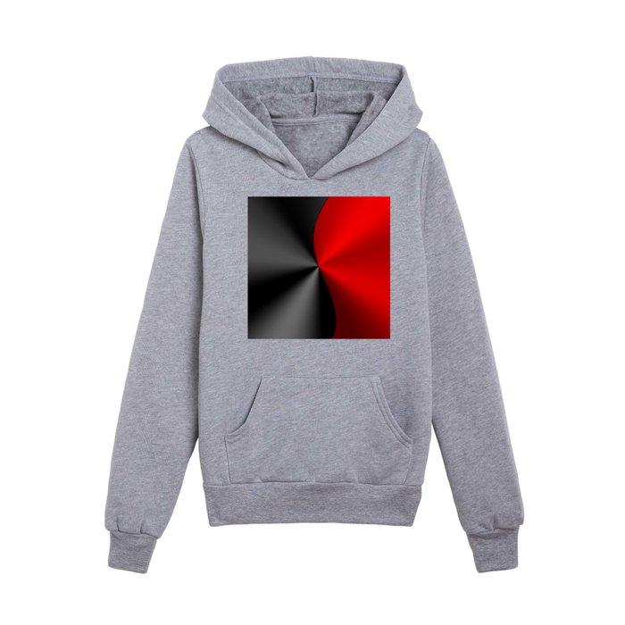 Black hoodie with red design clearance