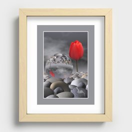 lost tulip Recessed Framed Print
