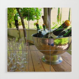 Champagne Celebrations Wood Wall Art