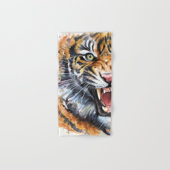 Tiger Hand & Bath Towel