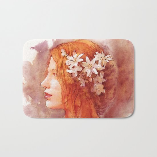 Flower scent Bath Mat