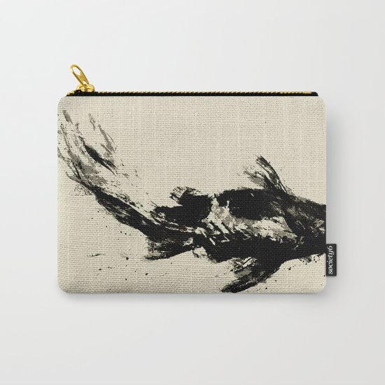 Black Koi Carry-All Pouch