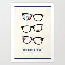 Slapshot - Old Time Hockey Art Print