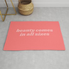 beauty comes in all sizes Area & Throw Rug