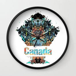 Canada Awesome Country gift Wall Clock