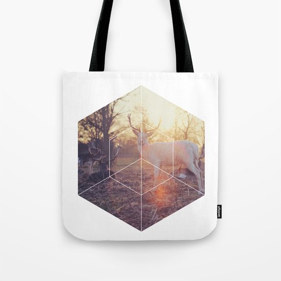 Magical Deer - Geometric Photography Tote Bag