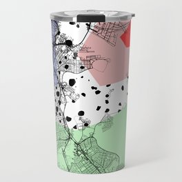 Boston, USA - City Map Collage Travel Mug