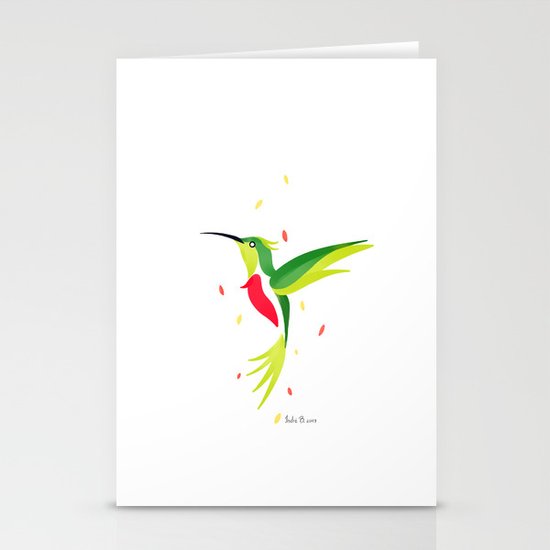 Hummingbird 2 Stationery Cards