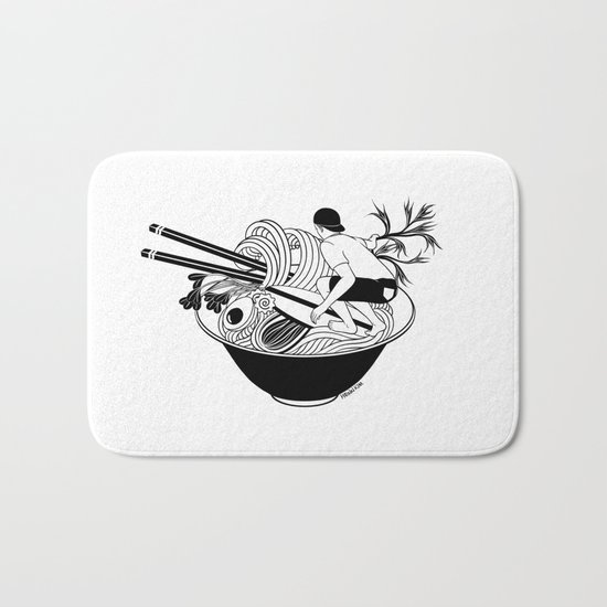 Noodle Wave Bath Mat