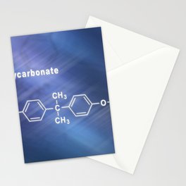 Polycarbonate PC Lexan, Structural chemical formula Stationery Card