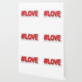 Cute Expression Design "#LOVE". Buy Now Wallpaper