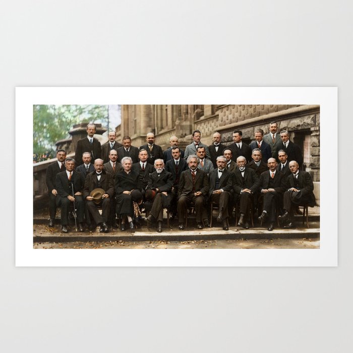 Solvay Conference Kunstdrucke Solvay Conference Kunstdrucke