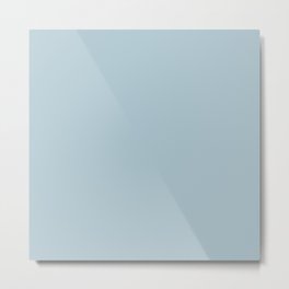 Soft Chalky Pastel Blue Solid Color Metal Print | Chalkypastelblue, Solidskyblue, Chalkysky, Blue, Paleblue, Summerblue, Solidcolors, Solidblue, Pastelsky, Solidpastel 