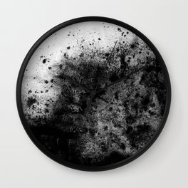 The Sherry / Charcoal + Water Wall Clock