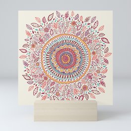 Sunflower Mandala Mini Art Print