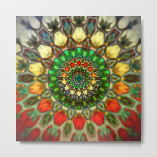 Sun Mandala 2 Metal Print